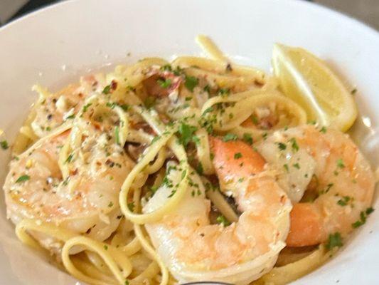 Shrimp Scampi in garlic aioli