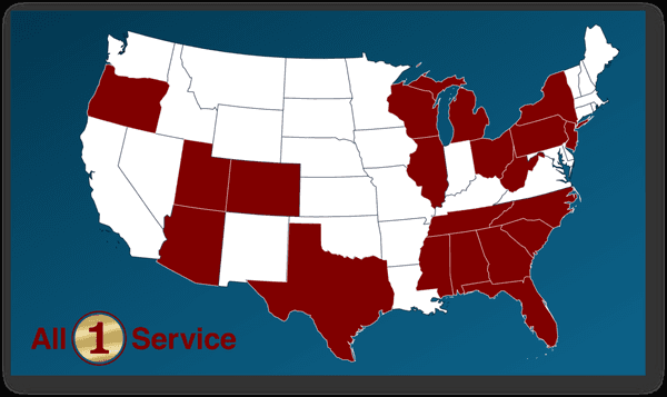 All 1 Service is Nationwide!