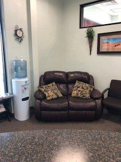 Take a seat in our comfy waiting room. We'll be right with you!