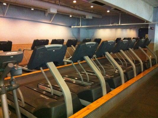 Upstairs cardio area