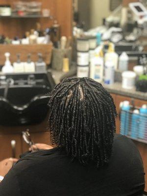 Beginning of my locs