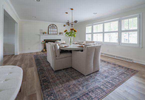 Formal dining room very comfortable!
 https://www.greensboroncvacationmanagementinc.com/greensboro-vacation-rentals