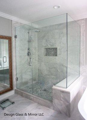 90 Degree Glass Shower Enclosure