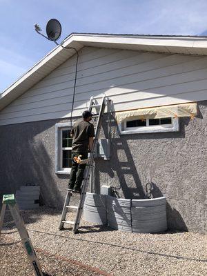 Stucco job