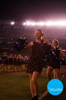 The Studio dancers at the 2012 Holiday Bowl in San Diego!