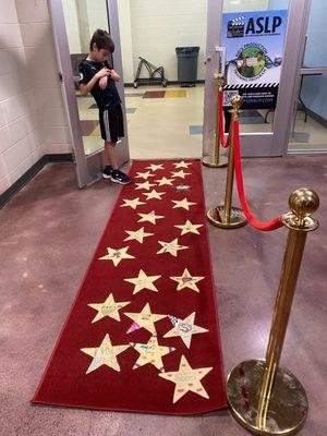 We give kids the red carpet treatment