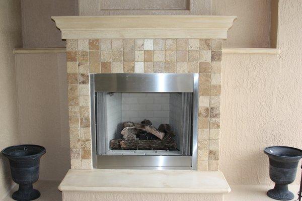 Outdoor Fireplace