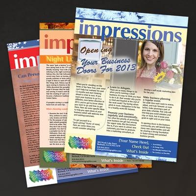 Any newsletter can keep important audiences informed, but our newsletters keep them engaged and impressed as well.