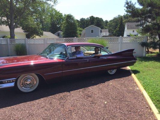 My 59 Cadillac and 76 Mercedes 280C