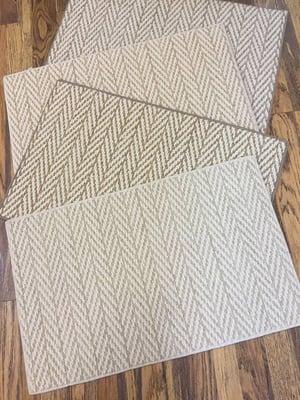 Beautiful Herringbone Trends for Runners and Area Rugs.