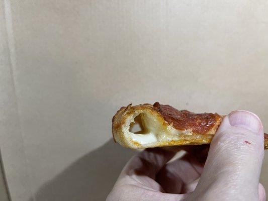 Cheese STUFFED crust? Um, NO.