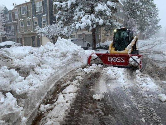 Commercial snow management for condo complexes