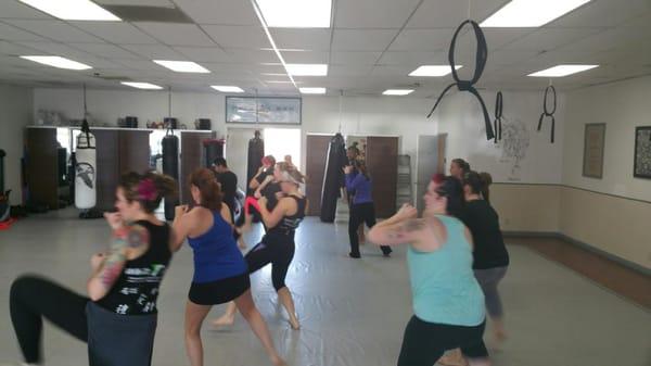 Awesome morning Kickboxing class!!!!