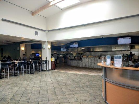 The entry area of the Dining Commons