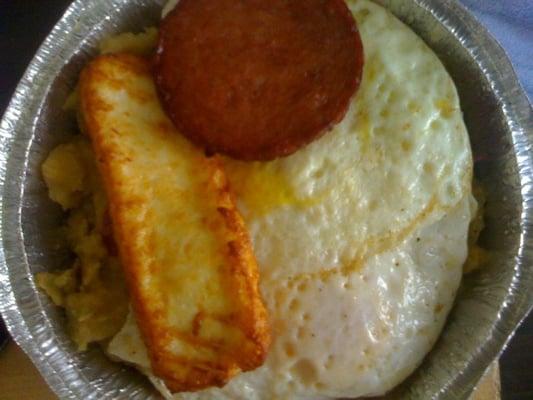 Dominican breakfast