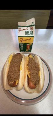 Two Jimmy Dogs without onions