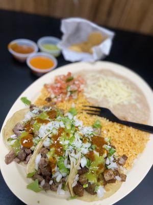 3 Soft Taco Combo !