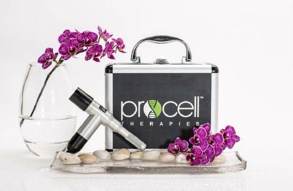 We proudly offer ProCell Therapies Microneedling service and accompanying products.