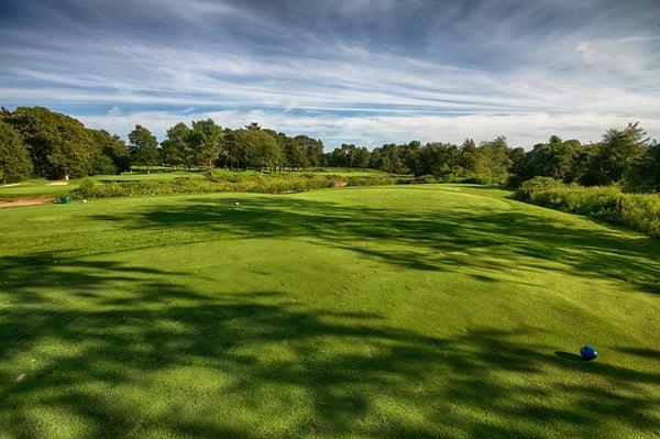 Hole #2.  Par 3 plays at 165 yards from the blue tees