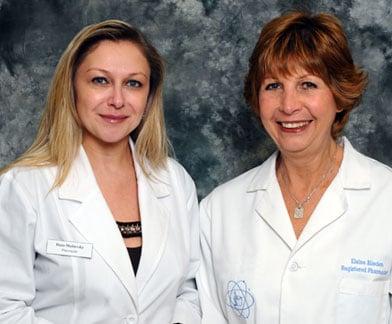 Pharmacists Dana Madievsky and Elaine Blieden