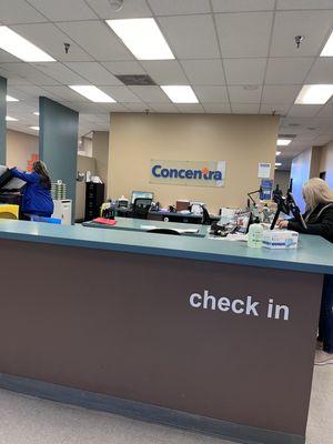 Check in counter