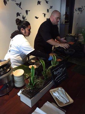 Chefs serving amazing filipino food at their venues!