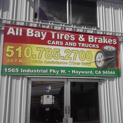 All Bay Tires and Brakes 
Give us a call.