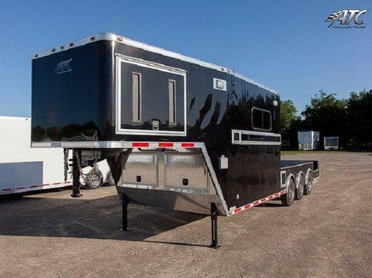 Custom Gooseneck Fiber Optic trailer