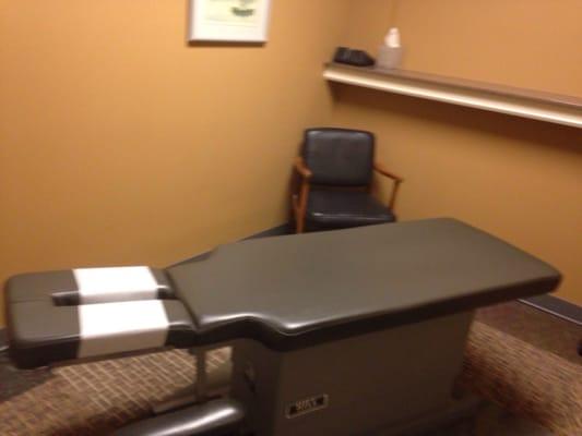 Chiropractic room