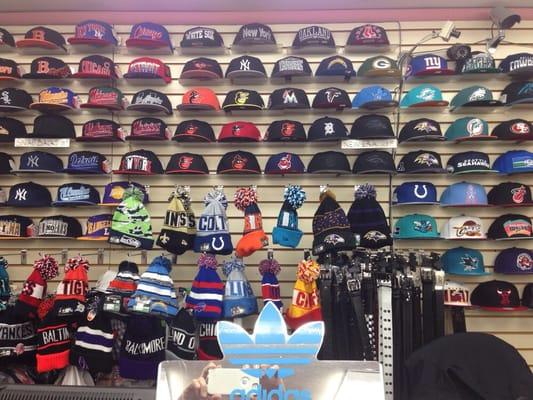 Hats selection.