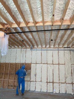 Open cell spray foam