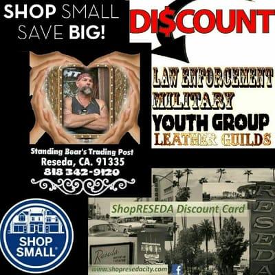 Standing Bear's Trading Post, Supporting our customers with discounts! Ask us how to shop small and save!