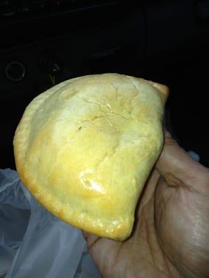 Chicken empanada.