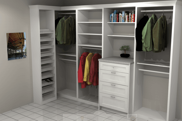 We offer custom closet designs!