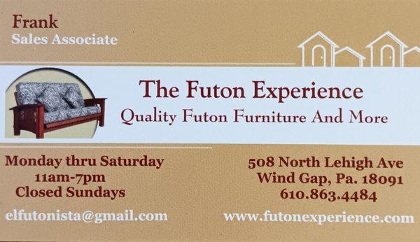 Futon Experience