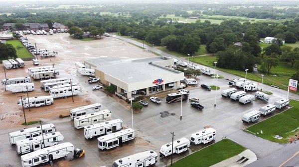 Fun Town RV Giddings Aerial View