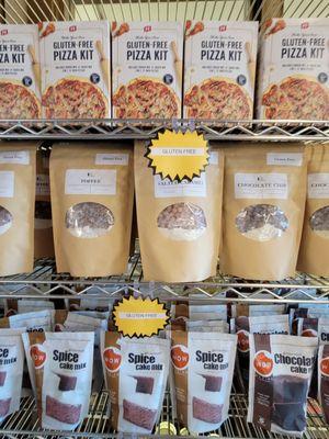 Lots of gluten free mixes