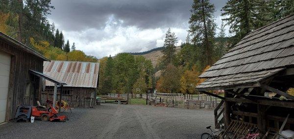 Back porch of the Ranch house