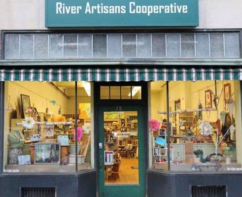 Store Front in downtown Bellows Falls, VT