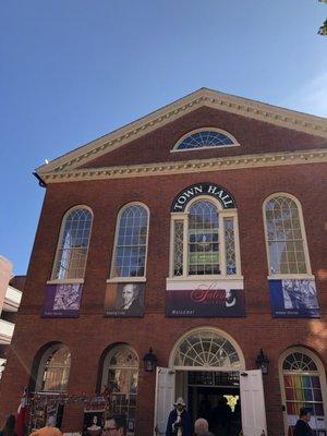 the old Town Hall where the Salem Museum is!