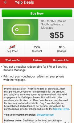 Yelp deal :)