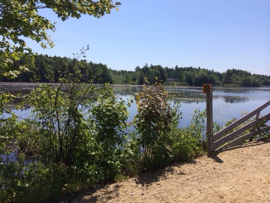 The reservoir off of the trail.