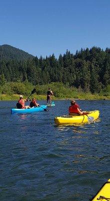 Kayaking and paddleboarding in the Columbia Gorge