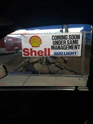 Temporsrily closed. Will reopen as a Shell station.