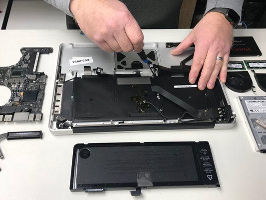 Refurbishing Mac Book Pro. We Refurbish Apple Products.