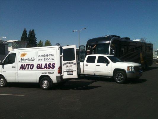 Chevy windshield install