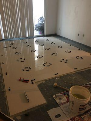 Living room Soundproof & Tile