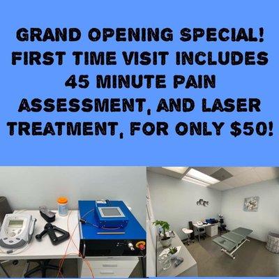 Grand opening special!