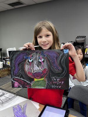 Kids classes are where Zola  (10) can be creative and explore her imagination.