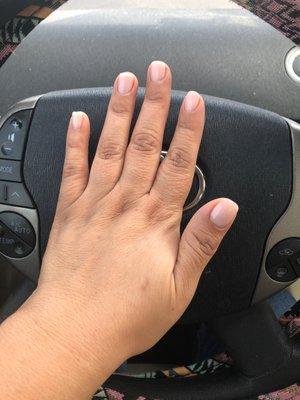 My natural nails I'm so happy